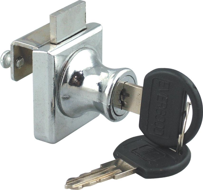 Robustline Robustline Lock Swing Double Glass Door Lock 407 Stainless Steel/Glass Security Lock Hardware